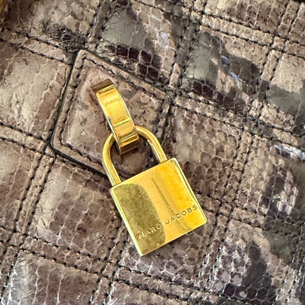 Authentic Marc Jacobs Vintage Python Hand Bag - image 7
